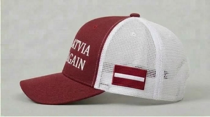MAKE LATVIA GREAT AGAIN cepure